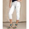 Tommy Hilfiger Straightleg Belted Capri in White (classic white) - Lyst