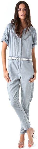 3.1 Phillip Lim Flight Suit with Pleated Sleeves - Lyst