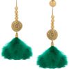 Aurelie Bidermann Cités Dor 18karat Goldplated Feather Clip Earrings in Gold - Lyst