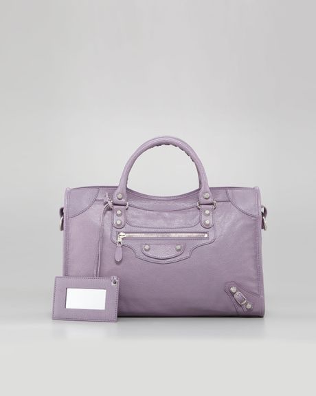 Balenciaga Giant 12 Nickel City Bag Glycine in Purple (glycine) - Lyst