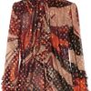 Emilio Pucci Printed Silkblend Chiffon Blouse in Multicolor (multicolored) - Lyst