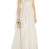 J.crew Kira Silktaffeta Gown in White (ivory) - Lyst