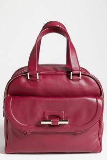 Jimmy Choo Justine Large Calfskin Leather Satchel - Lyst