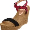 Marc By Marc Jacobs Marc By Marc Jacobs Womens 3 Espadrille in Black (black/berry/natural) - Lyst