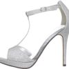 Michael Antonio Ma By Michael Antonio Womens Tiptonglt Platform Sandal in Silver - Lyst