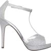 Michael Antonio Ma By Michael Antonio Womens Tiptonglt Platform Sandal in Silver - Lyst