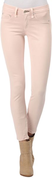 Rag & Bone Zipper Capri Blush in Pink (blush) - Lyst