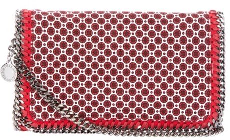 Stella Mccartney Falabella Shoulder Bag in Red - Lyst