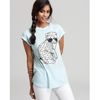 Wildfox Tee Baby Leopard Cub in Blue (seafoam) - Lyst