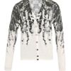 Alexander Mcqueen Ivyprint Cardigan in Black for Men (cream) - Lyst