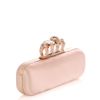 Alexander Mcqueen Satin Knuckleduster Clutch Bag in Pink - Lyst