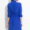 Calvin Klein Cinch Waist Shirtdress in Blue (atlantis) - Lyst