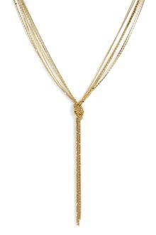 Cara Accessories Metal Ynecklace - Lyst