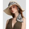 Eci Eugenia Kim Cecily Removeable Scarf Hat in Beige (ivory black stripe) - Lyst