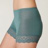 Free People Lace Trim Bike Shorts in Blue (moonrock) - Lyst