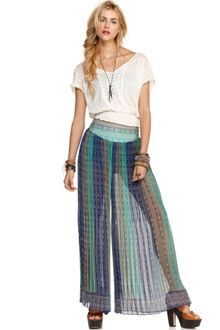 Free People Wideleg Printed - Lyst