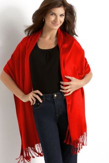 Jones New York Satin Pashmina - Lyst