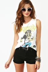 Nasty Gal Highway Denim Shorts Black