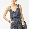 Nasty Gal Sweet Blossom Romper in Blue (navy) - Lyst