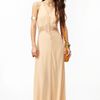 Nasty Gal Siobhan Maxi Dress in Beige (nude) - Lyst