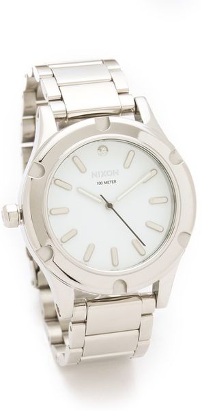 Nixon The Camden Watch in Silver - Lyst