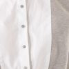 T By Alexander Wang Pique Oxford Placket Sweatshirt in Gray (grey) - Lyst