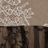 Valentino Pleated Lace Dress in Brown - Lyst