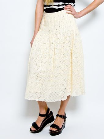 YMC Lace Skirt - Lyst