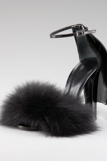 Alexander Wang Simona Fox Sandal Black - Lyst