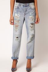 ASOS Collection Asos Boyfriend Jean with Ripped Detail