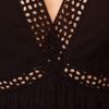 Asos Collection Asos Skater Dress with Crochet Insert in Black - Lyst