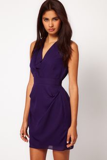ASOS Collection Asos Petite Sleeveless Wrap Dress - Lyst