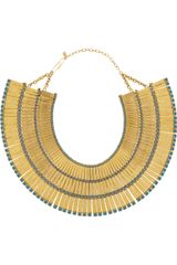 Aurelie Bidermann Mendoza 18karat Goldplated Enameled Necklace