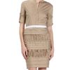 Bcbgmaxazria Tiered Shirt Dress in Khaki - Lyst