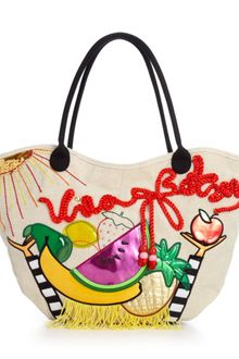 Betsey Johnson Brasil Viva Betsey Tote - Lyst