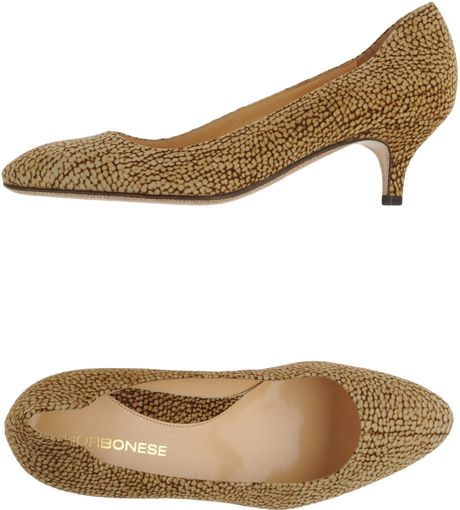 Borbonese Closedtoe Slipons in Brown (beige) - Lyst
