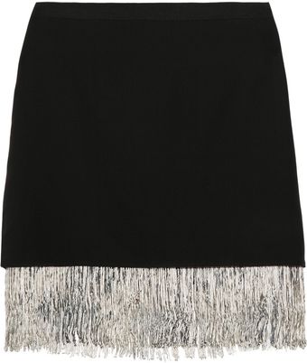 Fitzgerald Fringed Silkcrepe Skirt 