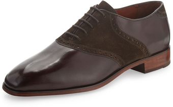 Florsheim By Duckie Brown The Saddle Shoe Browngray - Lyst