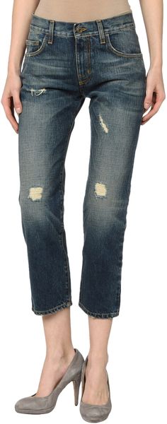 L'Autre Chose Denim Trousers - Lyst