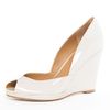 Michael Kors Korsvail Wedge Pump in White (grey) - Lyst