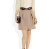 Oscar De La Renta Pyramidstud Leather Belt in Purple (wine) - Lyst