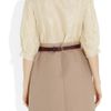 Oscar De La Renta Pyramidstud Leather Belt in Purple (wine) - Lyst