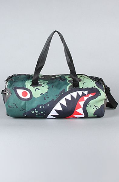 Sprayground The Camo Shark Mini Duffle Bag in Multi in Multicolor for Men (camo) | Lyst