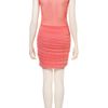 Topshop Ruched Mesh Dress By Dress Up Topshop in Pink (rose) - Lyst