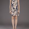 3.1 Phillip Lim Blossom Print Sundress in Black (navy) - Lyst