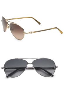 David Yurman Buckle Aviator Sunglasses - Lyst