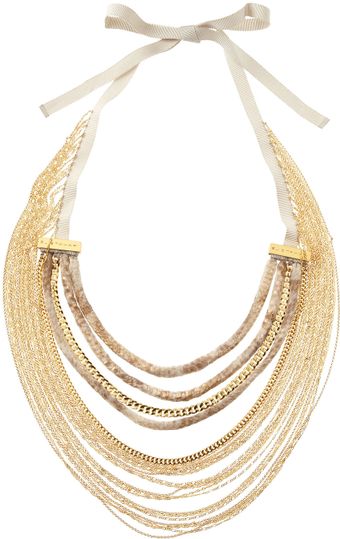 Elie Tahari Adrianna Multichain Necklace - Lyst