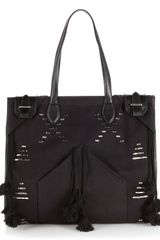 Foley + Corinna Poncho Tasseltrim Tote