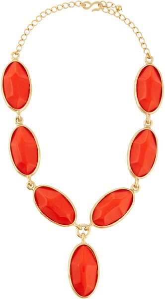  Faceted Oval Necklace 