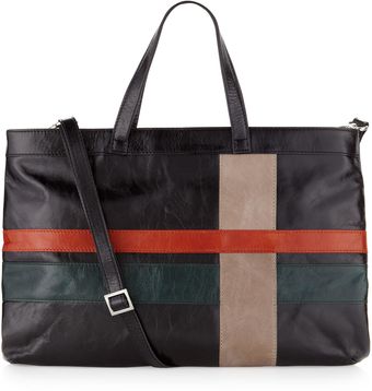 Lodis Evelyn Colorblock Tote Black - Lyst